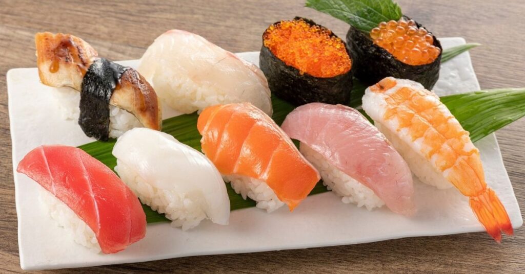 Nigiri Sushi Dish