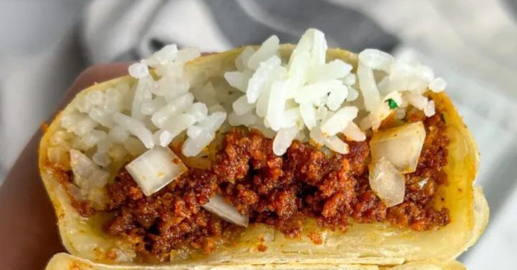 SERVING SIZES Chorizo burritos