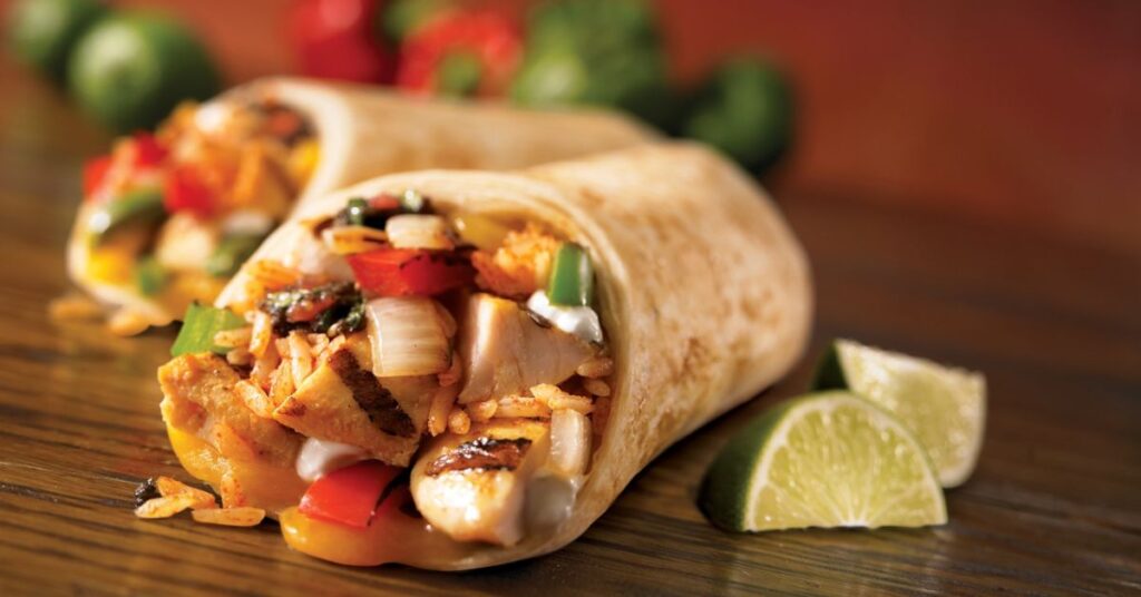 Chicken burritos
