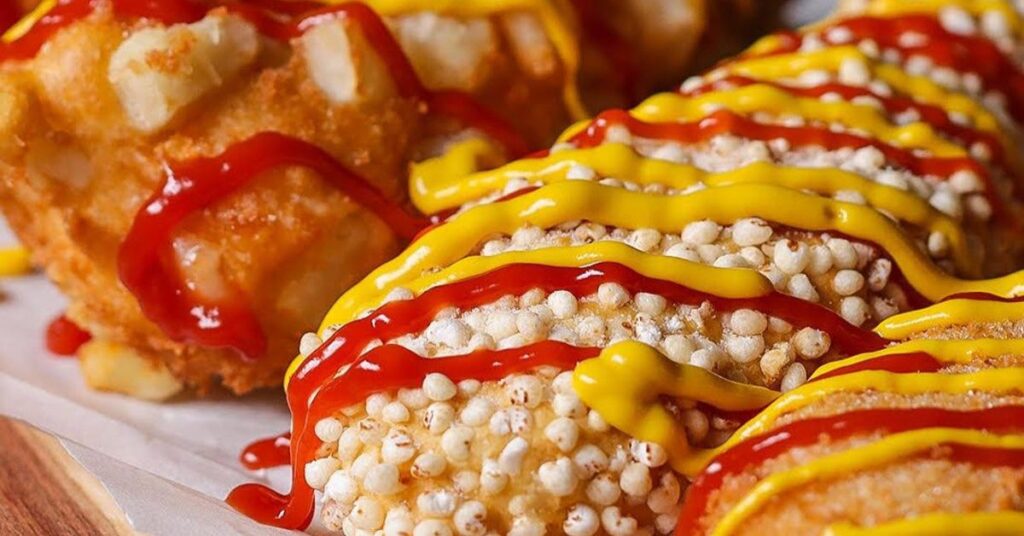 The Toppings of Korean Corn Dogs