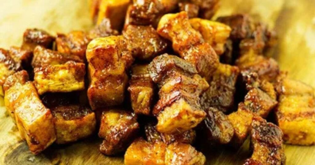 Sticky Pork Belly Bites